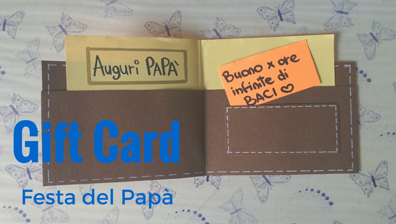 DIY: Biglietto fai da te per festa del Papà ❤ Father's day card tutorial