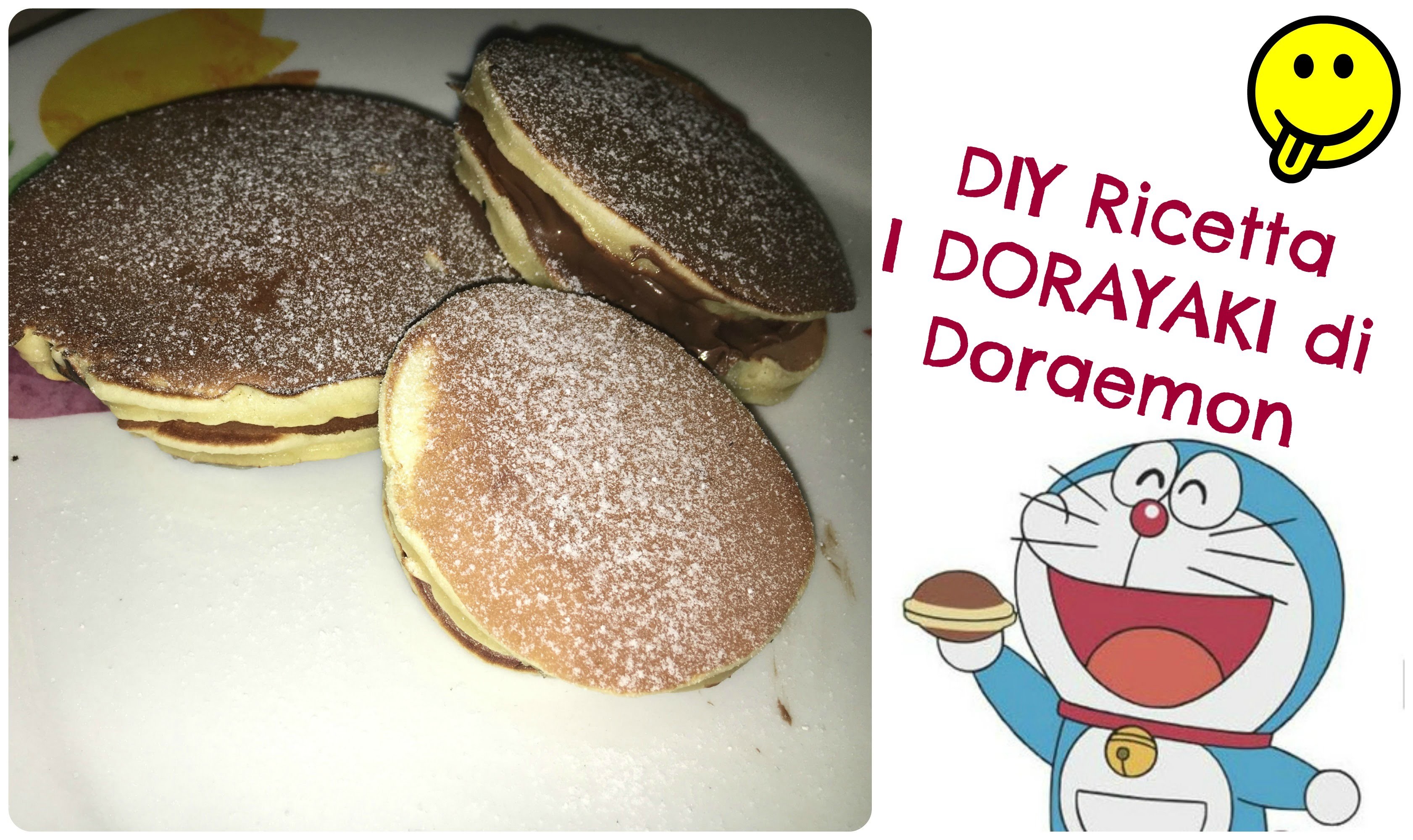 DIY Ricetta DORAYAKI di DOREAMON-pancake giapponesi