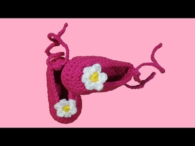 Ballerine bebè all'uncinetto -  crochet baby booties - zapatitos crochet