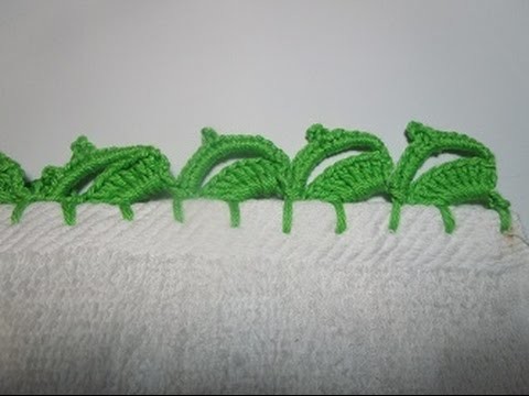Crochet Uncinetto Strofinacci -asciugapiatti  asciugamani bordo lavorato a uncinetto