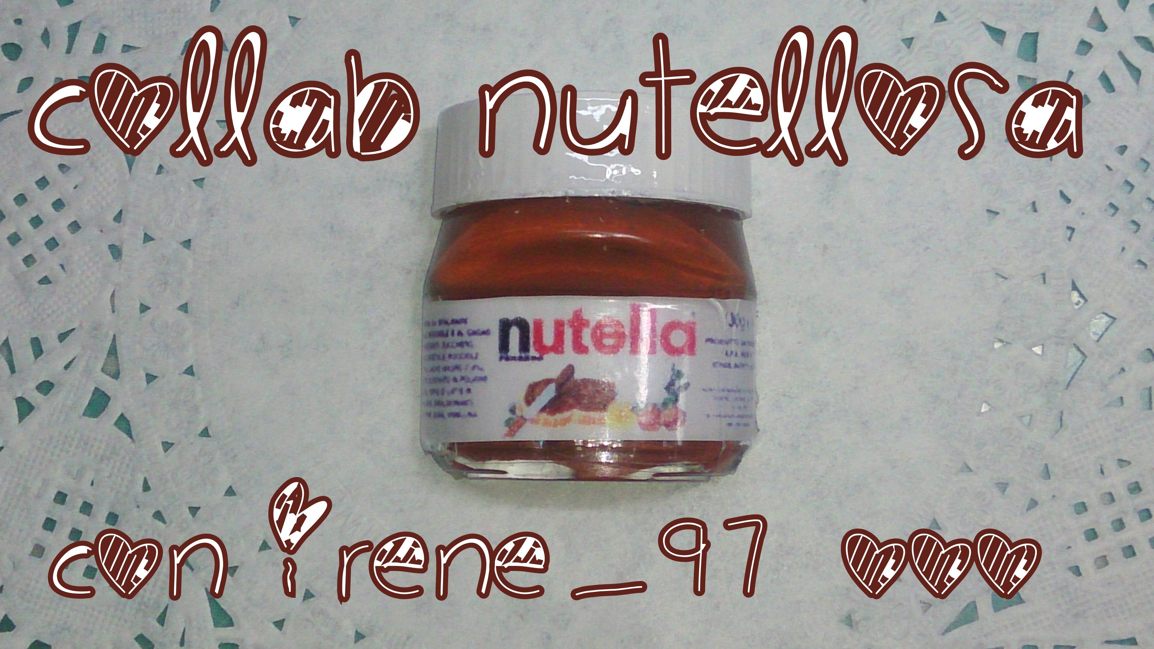 Diy.Tutorial -  Barattolo di nutella in resina *Collab nutelloso con Irene97