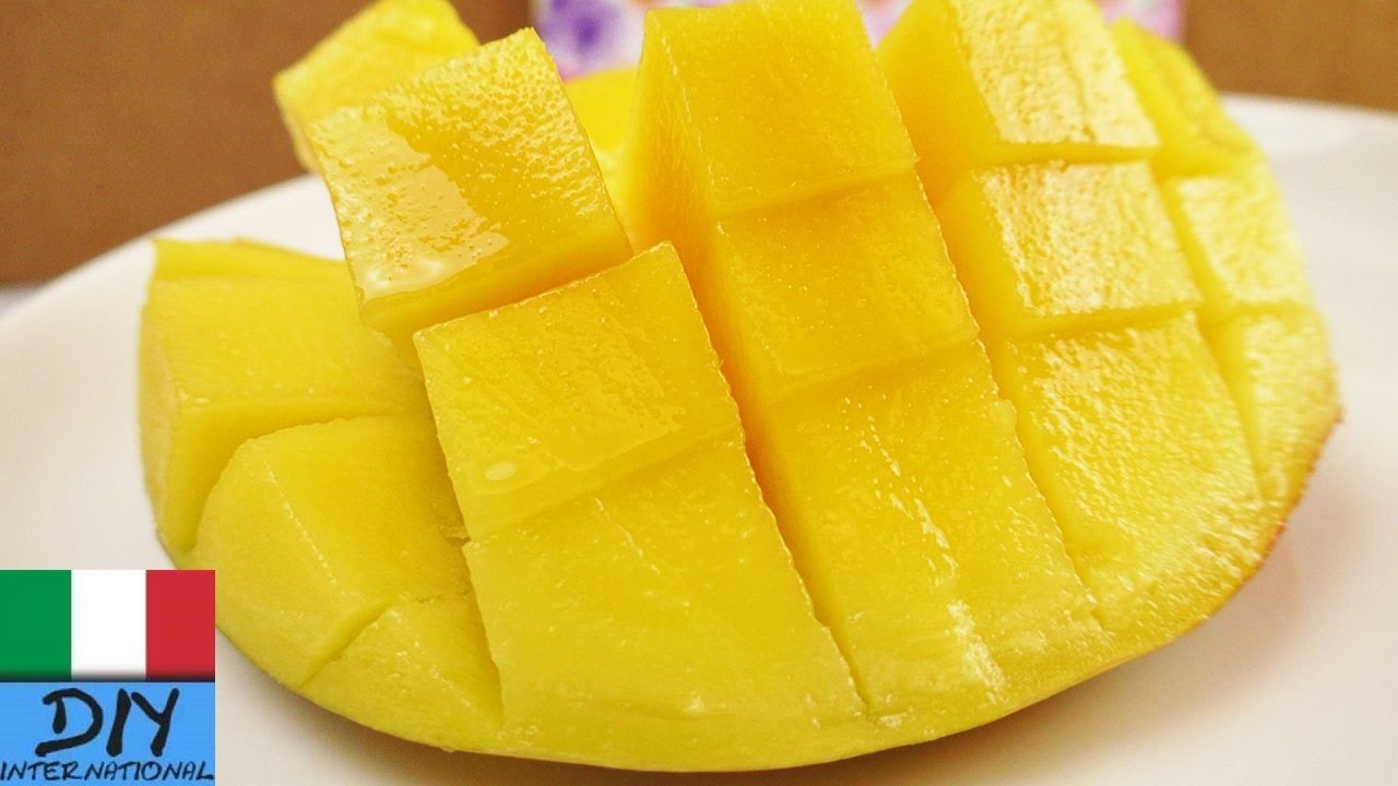 Come si taglia un mango? Il metodo migliore!. Tagliare un mango e servirlo. Facile e veloce