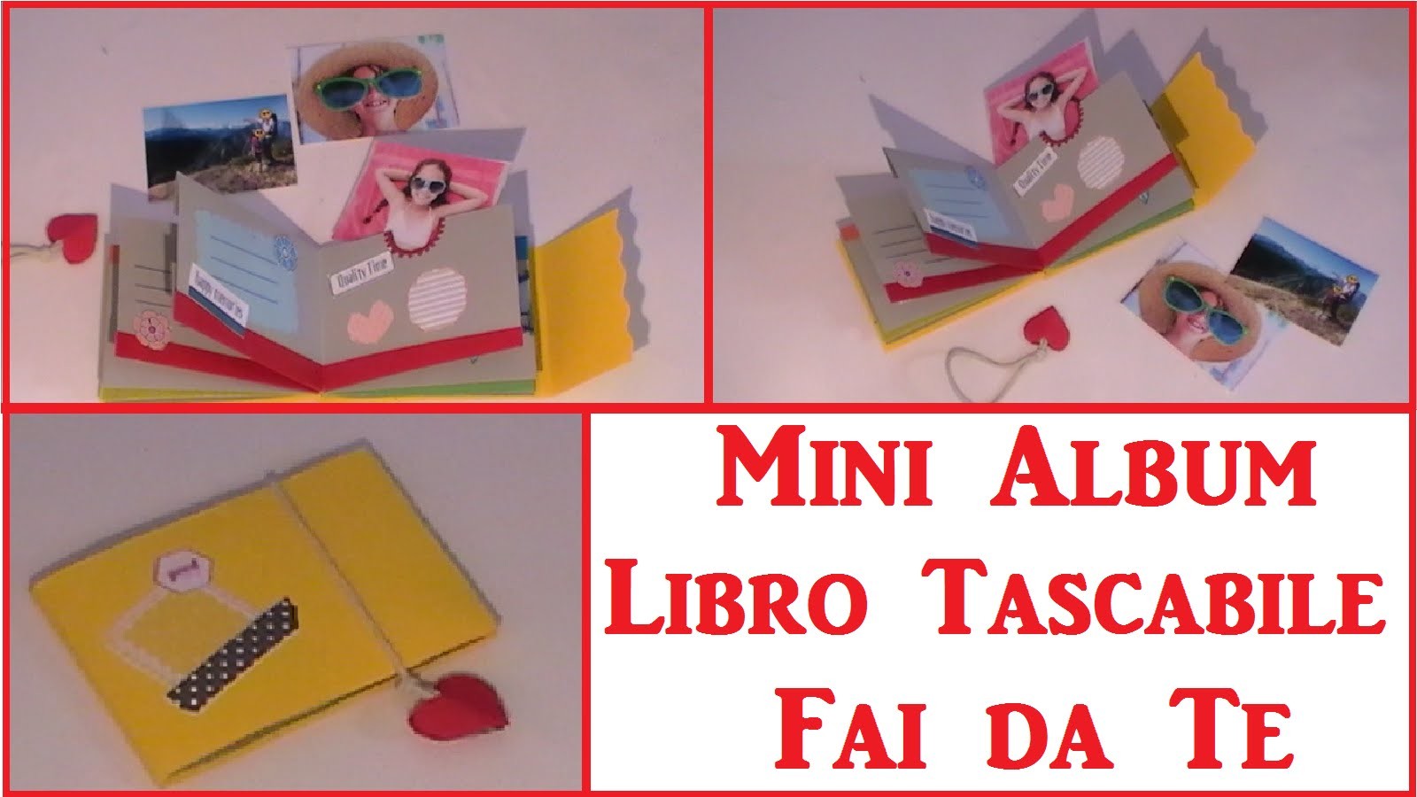 DIY Mini Album - Libretto Tascabile Fai da Te - DIY Pocket Book
