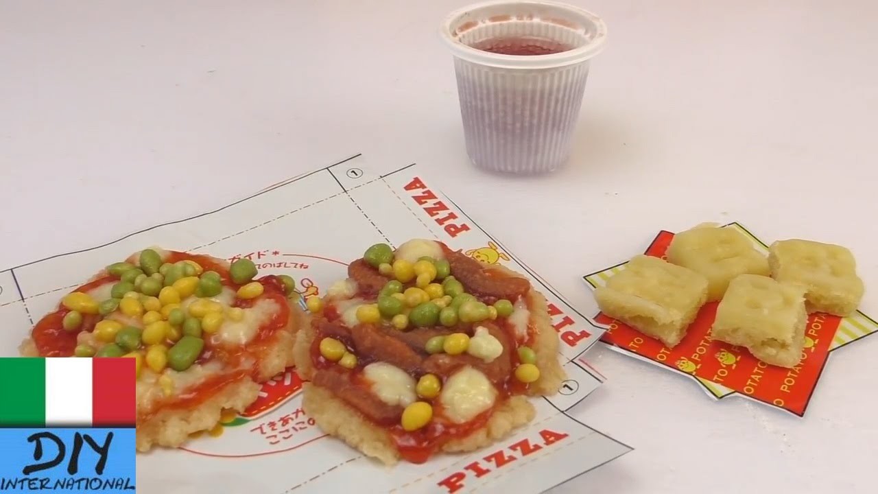 Kit per un mini pizza party - mini pizzette e crocchette di patate