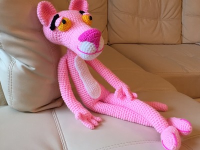 Pantera rosa Amigurumi (tutorial schema).How to crochet pink panther Amigurumi