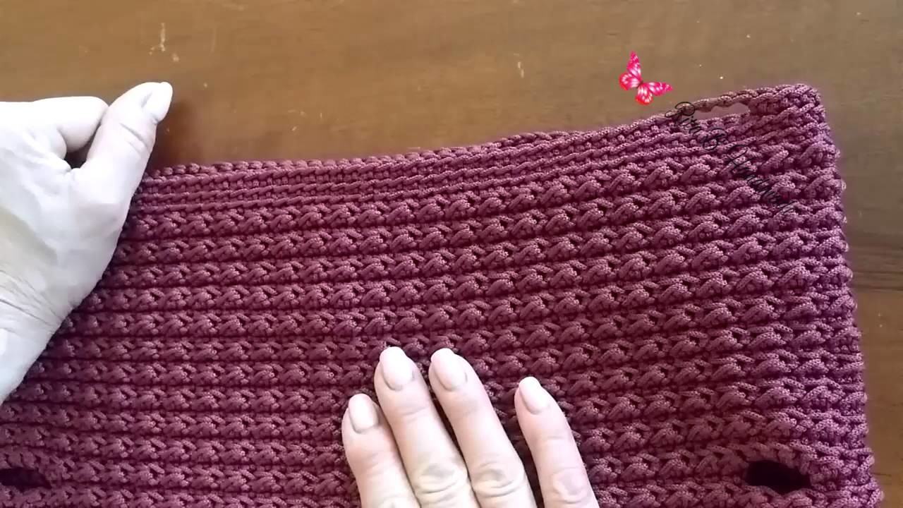 Bordo per nuovo look borsa -  Crochet