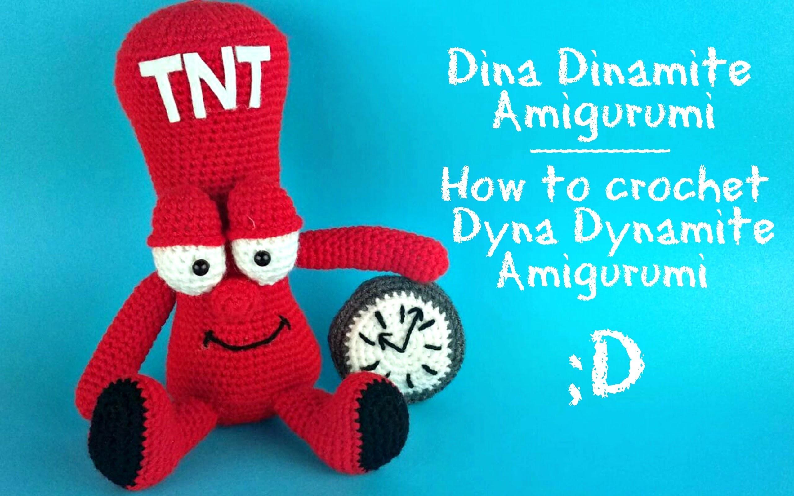 Dina Dinamite Amigurumi | How to crochet Dyna Dynamite