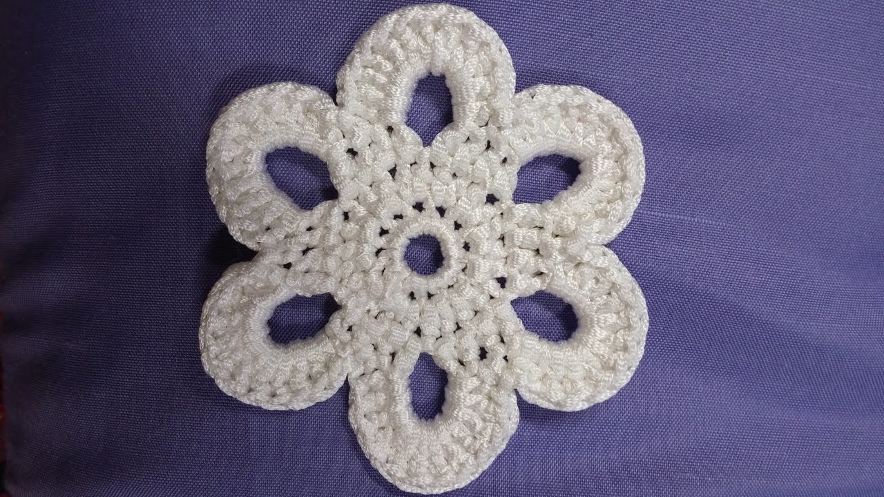 DIY - Fiore simil D&G uncinetto -  Crochet flower
