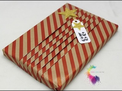 Easy Japanese Gift Wrapping-Come confezionare un regalo-Natale Fai da te