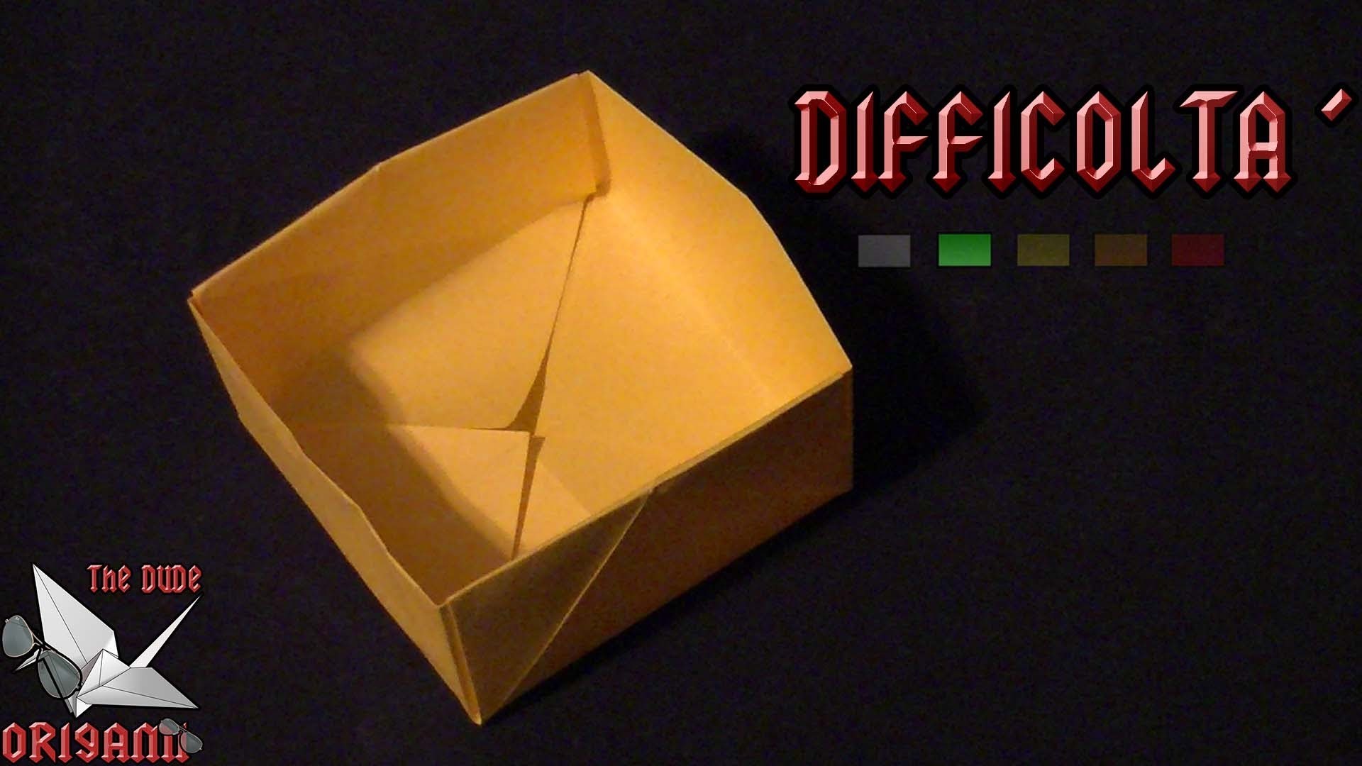 [ORIGAMI ITA] Scatola Semplice || Origami Utili.Per Bambini (E Non Solo!)