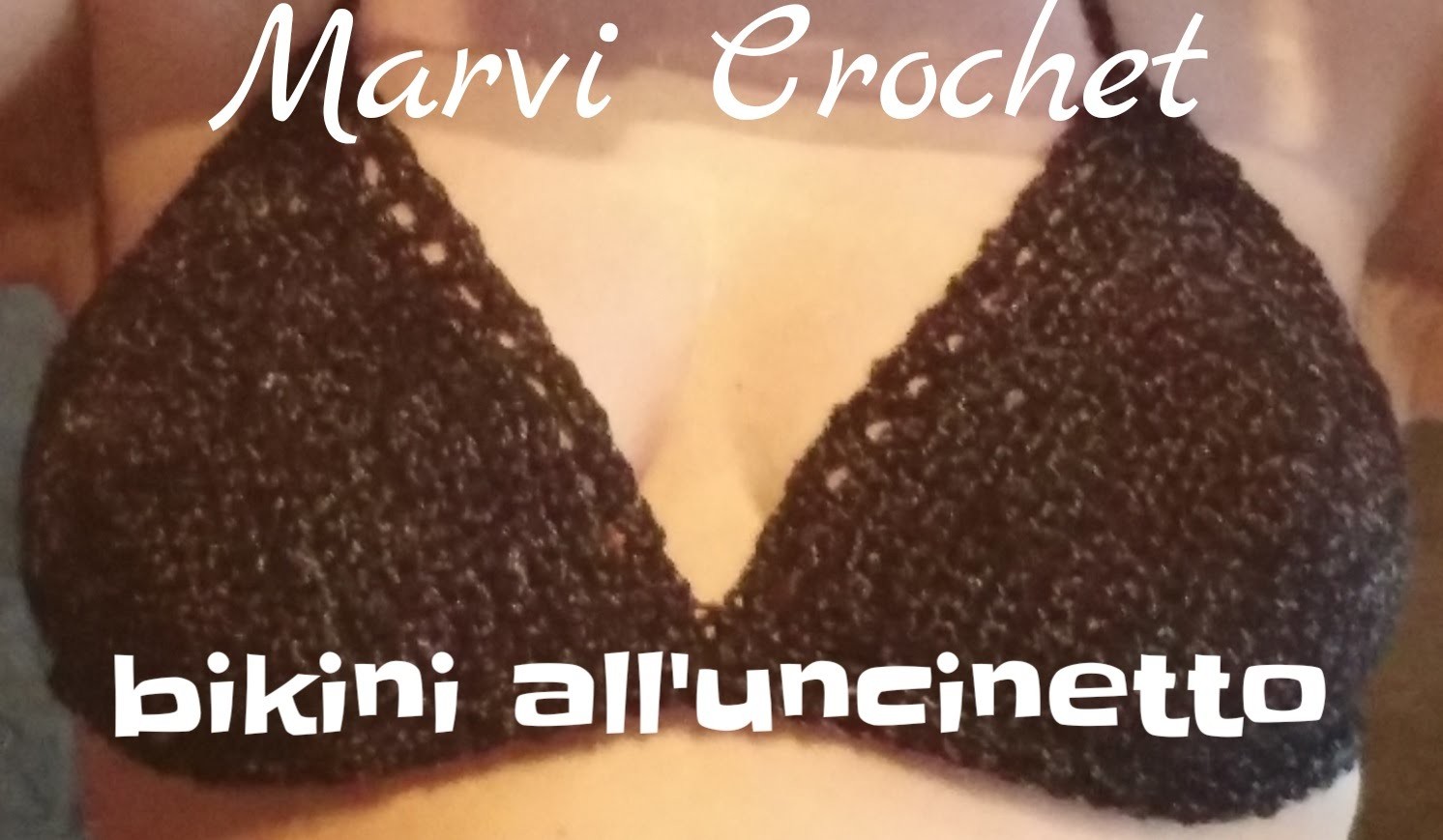 Tutorial bikini all'uncinetto, crochet bikini top