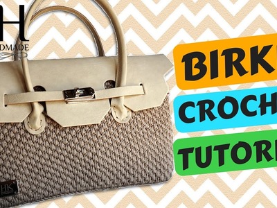 Tutorial borsa "Birkin" uncinetto | How to make a crochet bag || Katy Handmade