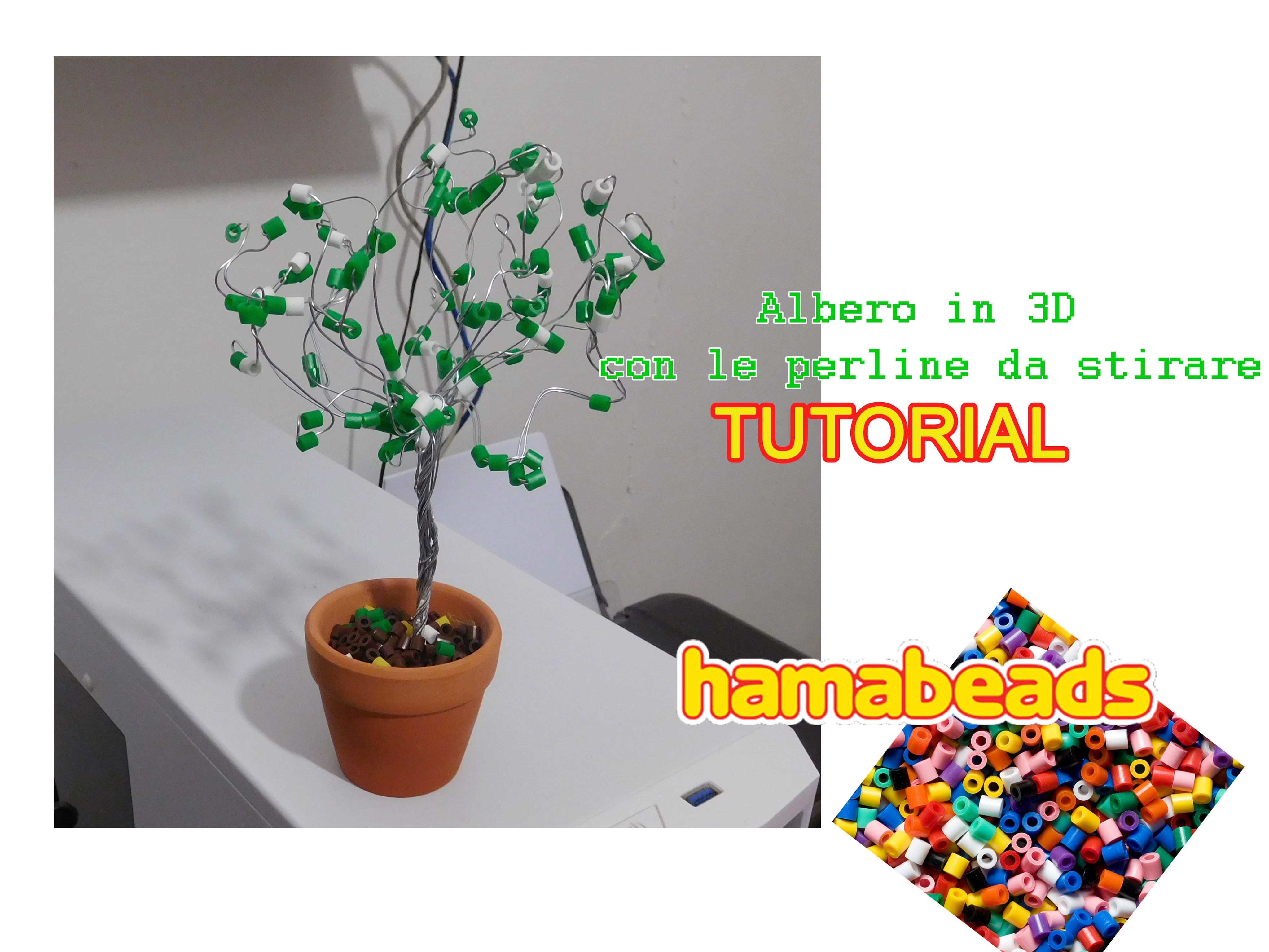 Come realizzare un albero in 3D con le perline da stirare
