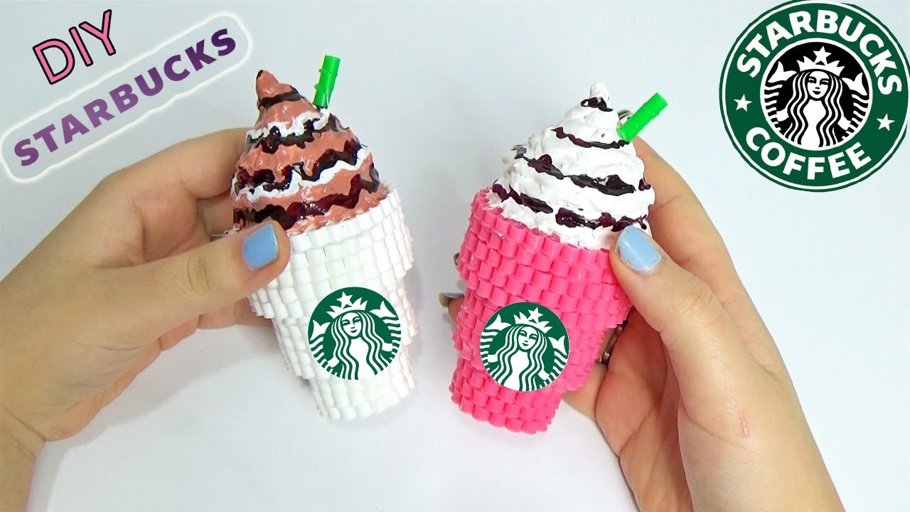 DIY Starbucks con Hama Beads | How To Make Starbucks with Perler Bead ✿