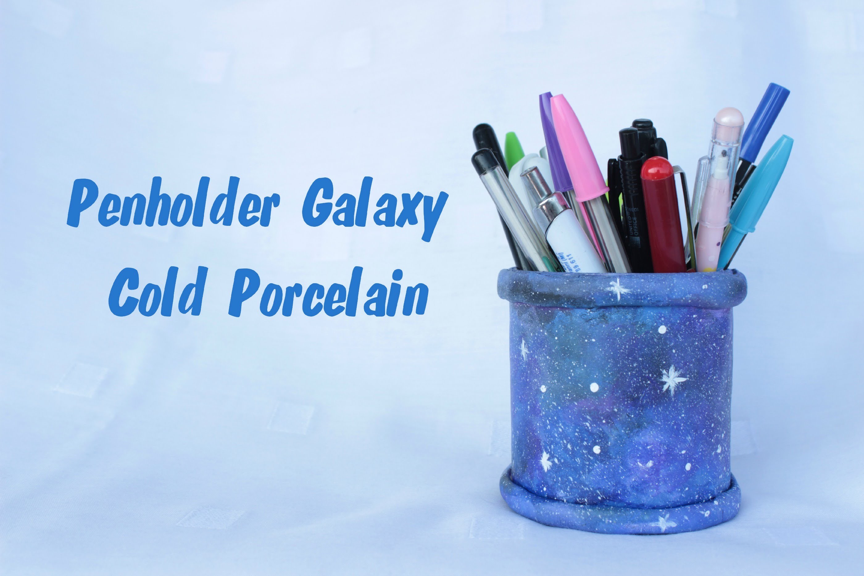 Penholder Galaxy Cold Porcelain