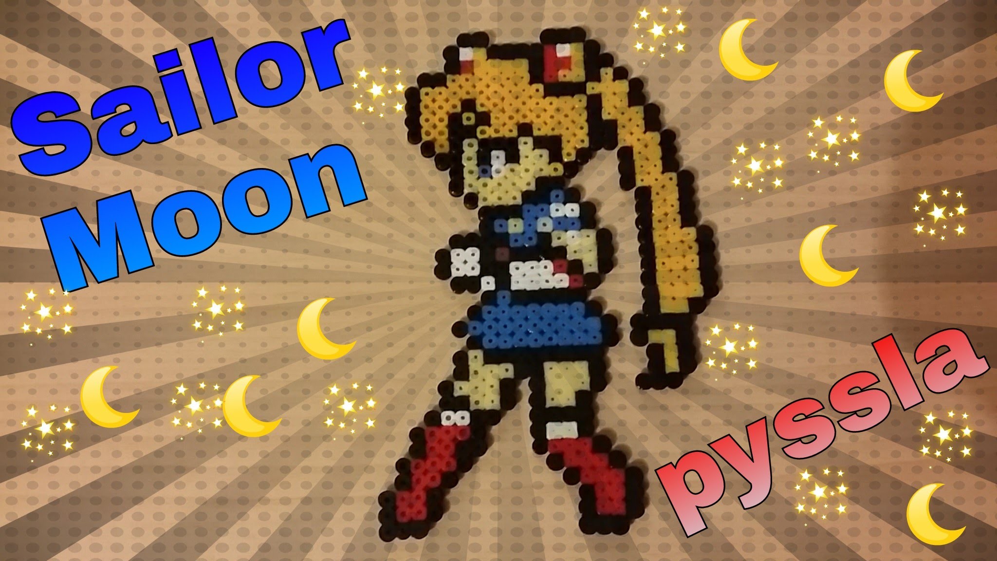 Tutorial Sailor Moon in pyssla | hama beads !!