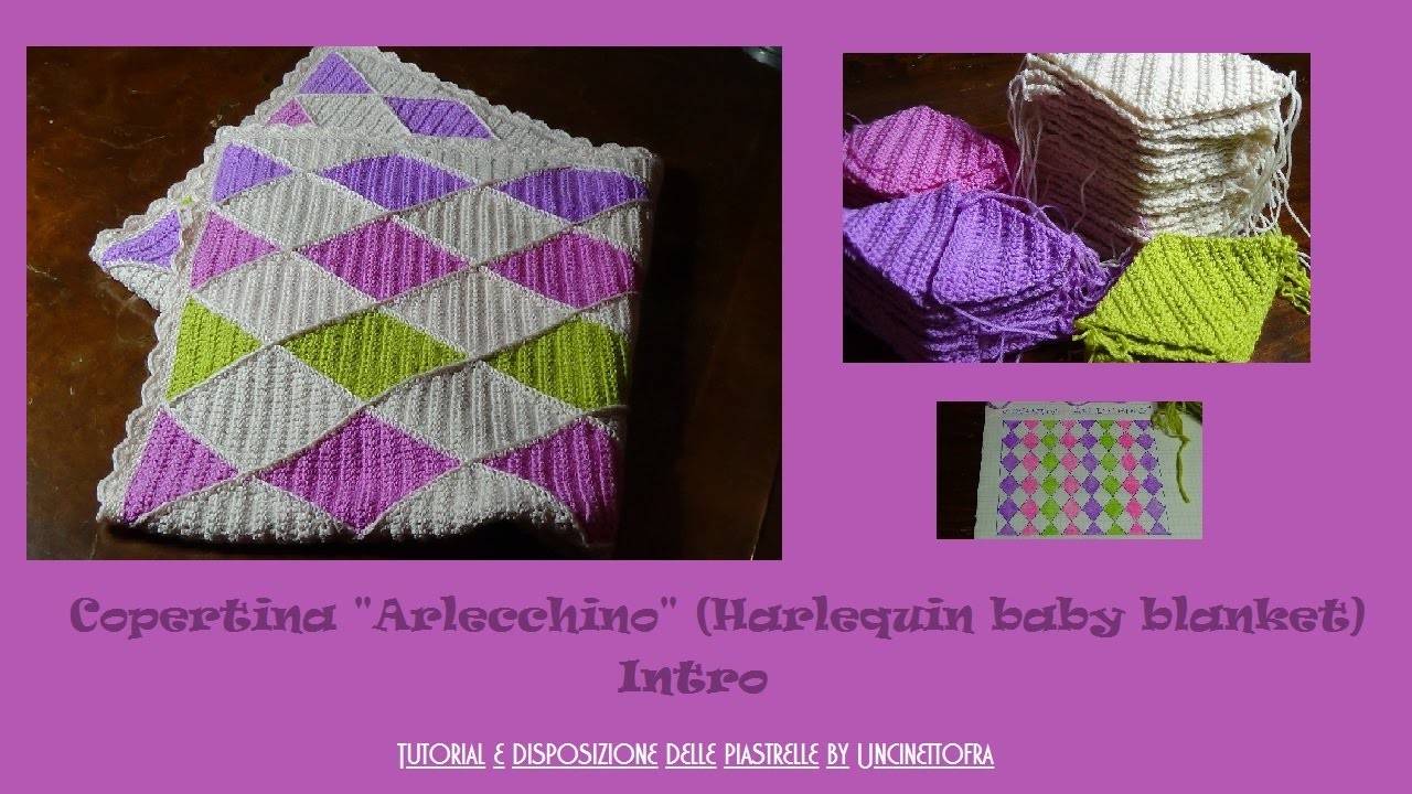 Copertina "Arlecchino" (Harlequin.diamond baby blanket) INTRO