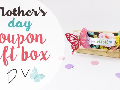 Tuto: Scatola coupon festa della mamma - Coupon gift box mother's day diy
