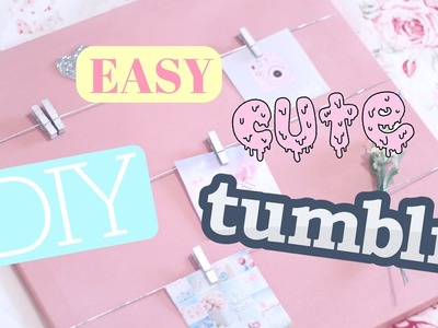 DIY Easy + Cheap! Bacheca Tumblr || Giulia Watson