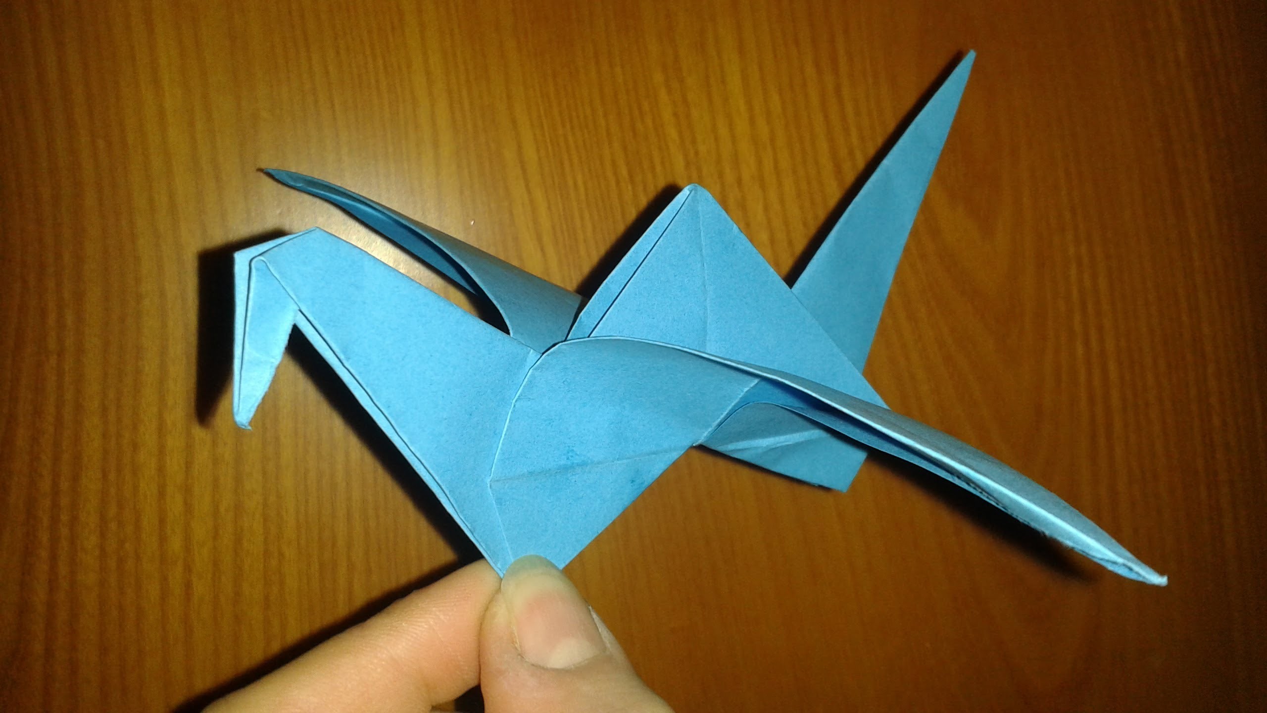 Origami: uccellino che vola (facile)