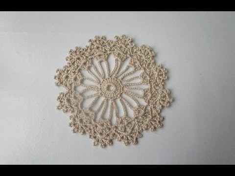 Uncinetto Crochet Sottobicchieri centrino  tutorial