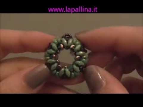 - DIY- Tutorial Ciondolo "Ghirlanda" con rulla beads
