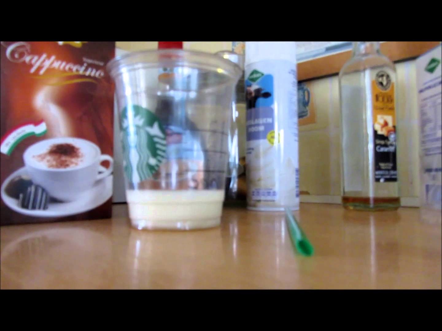 DIY.Tutorial: Starbucks Frappucino Caramel!