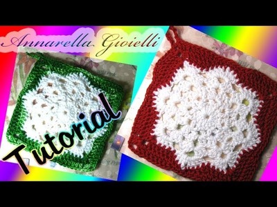 Tutorial presina di Natale all'uncinetto | How to crochet a Christmas Potholder