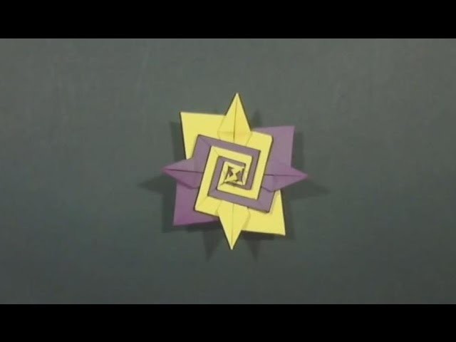 Origami Spiral by Tomoko Fuse - Yakomoga Origami tutorial