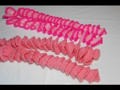 Uncinetto tutorial sciarpa facilissima spirale easy crochet scarf ganchillo bufanda