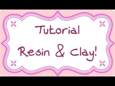 DIY Polymer clay & resin: ciondoli abbinati (resin charms) -parte 2