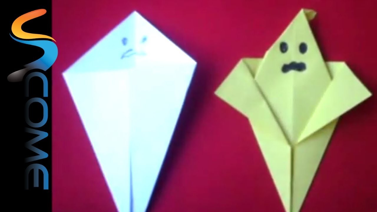 Fare un fanstasma con gli origami per Halloween