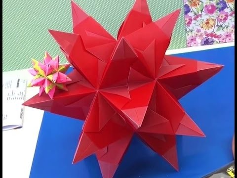 How to make a paper star tutorial italiano Come realizzare stelle tridimensionali origami