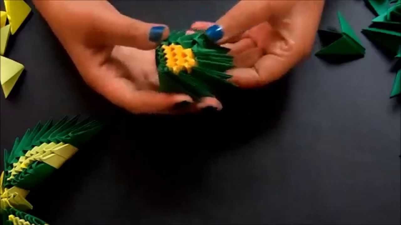 Mariposa origami 3D paso a paso
