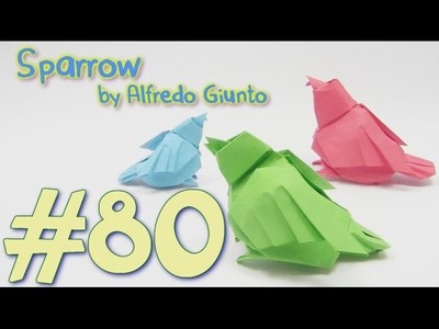 Origami Bird Sparrow  by Alfredo Giunta - Yakomoga Origami tutorial