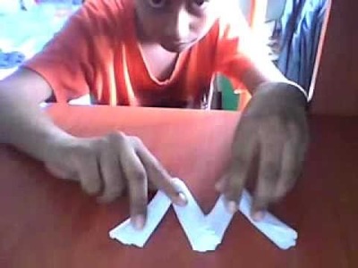 Origami letter ''M''