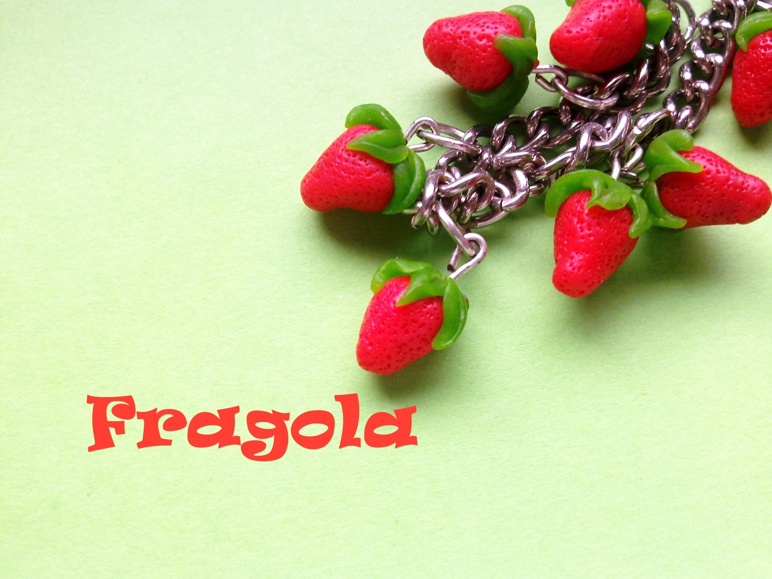 Fragola. Strawberry - Polymer Clay Tutorial