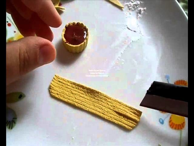 Tutorial: crostatina al cioccolato (polymer clay tutorial)