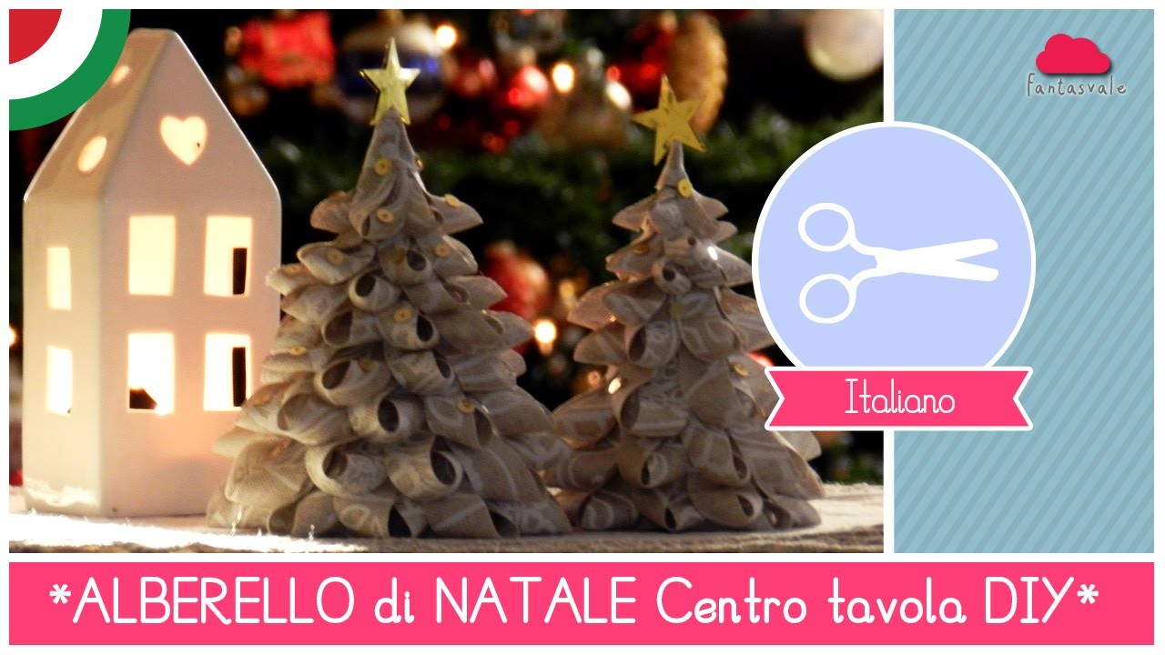 Tutorial DIY Natale: Centrotavola Natlizio ALBERELLI di stoffa Bellissimi, FACILI ed ECONOMICI