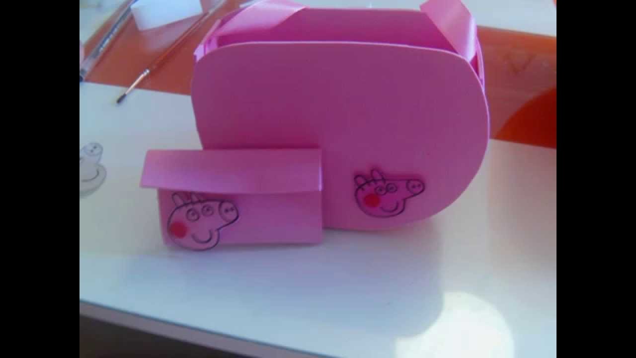 Monedero Peppa Pig con goma eva