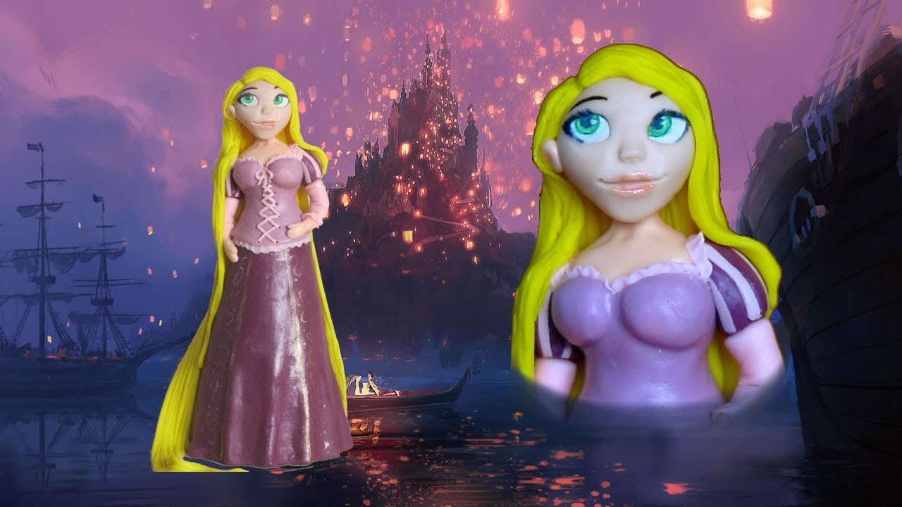 Rapunzel in pasta di zucchero - Fondant Rapunzel tutorial