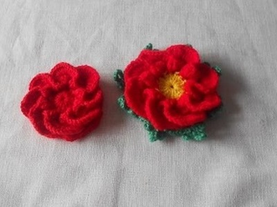 Crochet Uncinetto Fiore Lorena crochet flower ganchillo flor