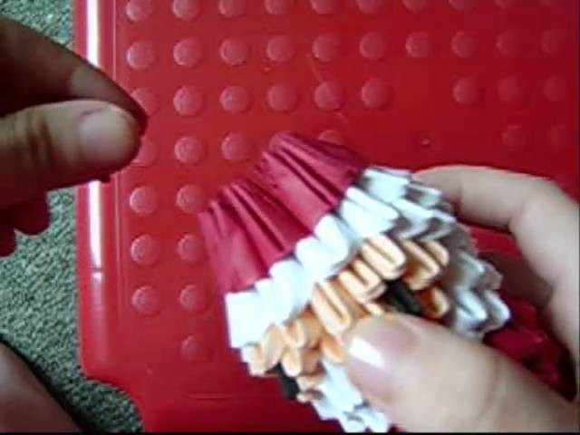 3D origami santa part 2