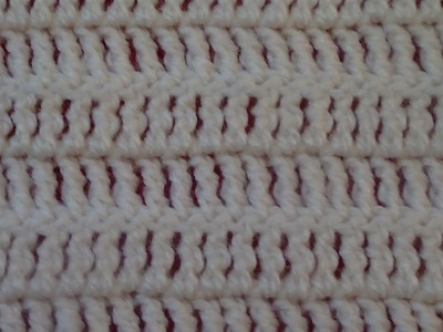 Crochet: Punto Alto Doble ( Treble crochet)