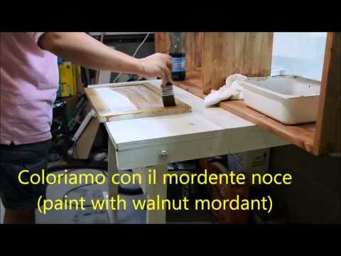Costruzione Mobile cucina in legno fai da te (Tutorial how to build DIY wooden kitchen cabinet)
