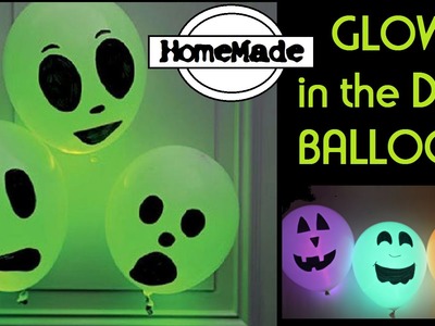 Glow in the dark Balloon! - DIY Halloween Party Ideas
