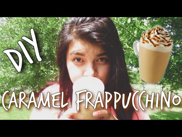 DIY Starbucks Caramel Frappucchino | Stef