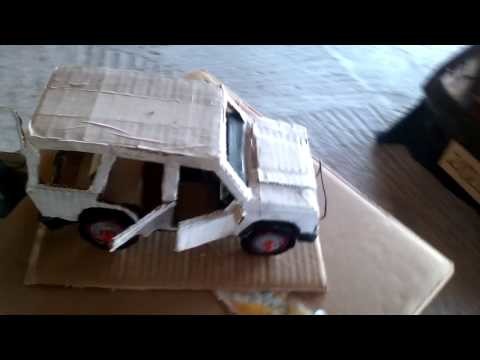 Masini de carton paper model