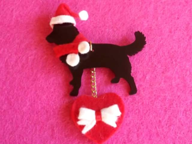 Handmade Christmas Gift Idea with Pet Dog Charm (idea regalo Natale Ciondolo cane)