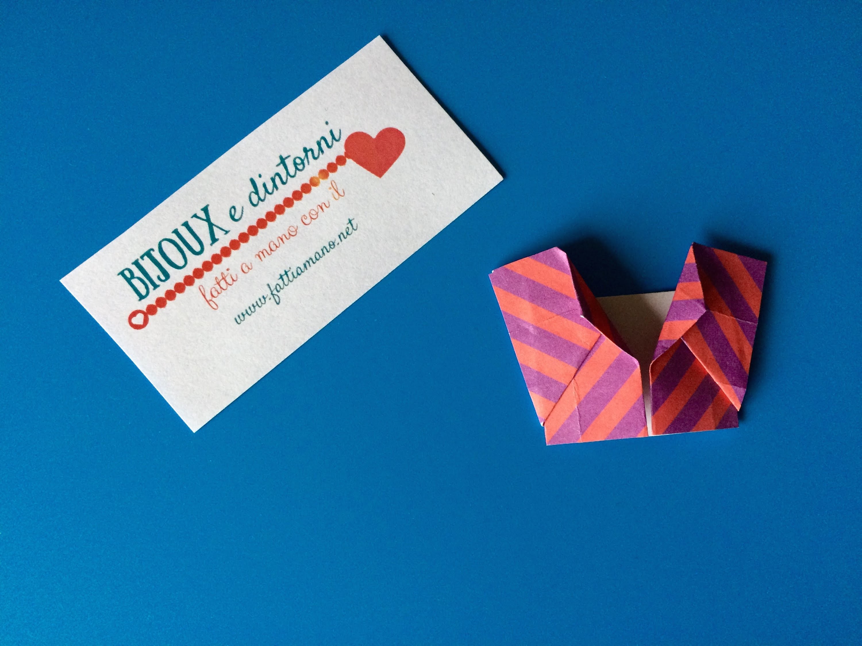 Tutorial come fare un origami "kimono inspired"